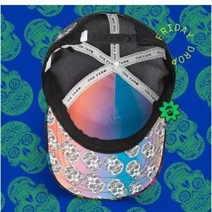 Goorin Bros Multicolor Muerte Skull Dog Cap Goorin Bros Animal Trucker Baseball Snapback Hat Cap  main image 4